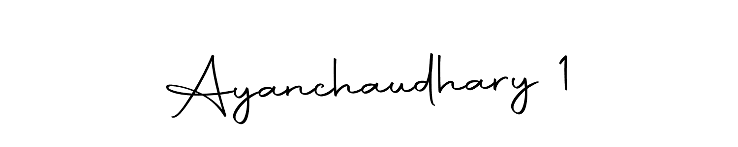 Make a beautiful signature design for name Ayanchaudhary 1. With this signature (Autography-DOLnW) style, you can create a handwritten signature for free. Ayanchaudhary 1 signature style 10 images and pictures png