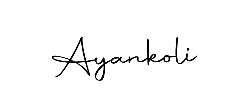 Make a beautiful signature design for name Ayankoli. With this signature (Autography-DOLnW) style, you can create a handwritten signature for free. Ayankoli signature style 10 images and pictures png