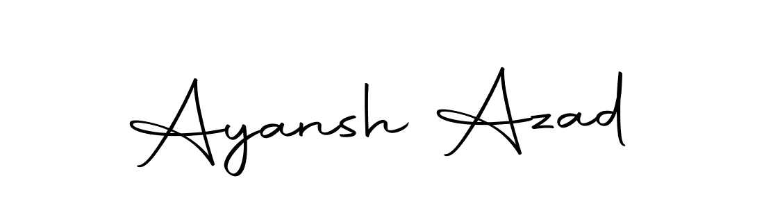 Similarly Autography-DOLnW is the best handwritten signature design. Signature creator online .You can use it as an online autograph creator for name Ayansh Azad. Ayansh Azad signature style 10 images and pictures png