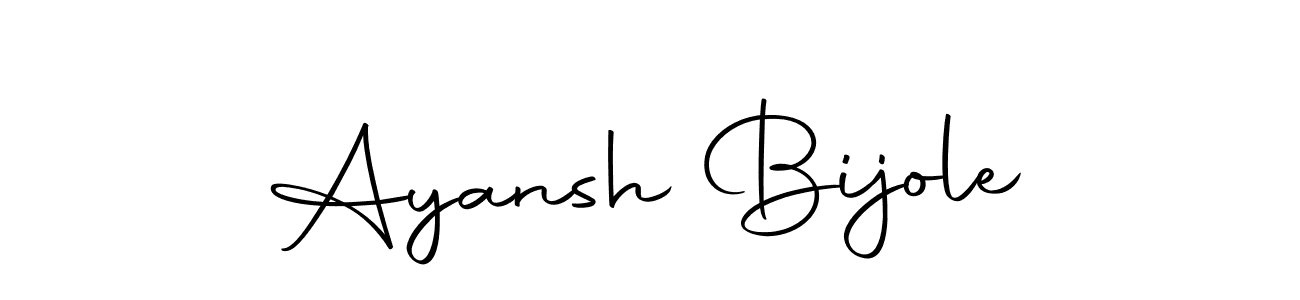 Ayansh Bijole stylish signature style. Best Handwritten Sign (Autography-DOLnW) for my name. Handwritten Signature Collection Ideas for my name Ayansh Bijole. Ayansh Bijole signature style 10 images and pictures png