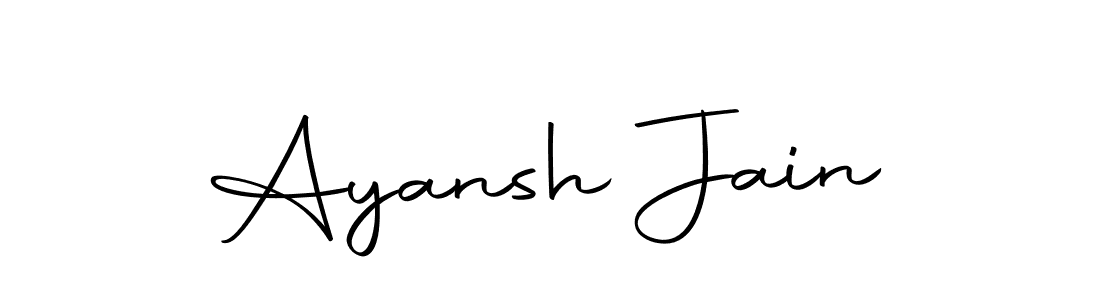 How to make Ayansh Jain signature? Autography-DOLnW is a professional autograph style. Create handwritten signature for Ayansh Jain name. Ayansh Jain signature style 10 images and pictures png