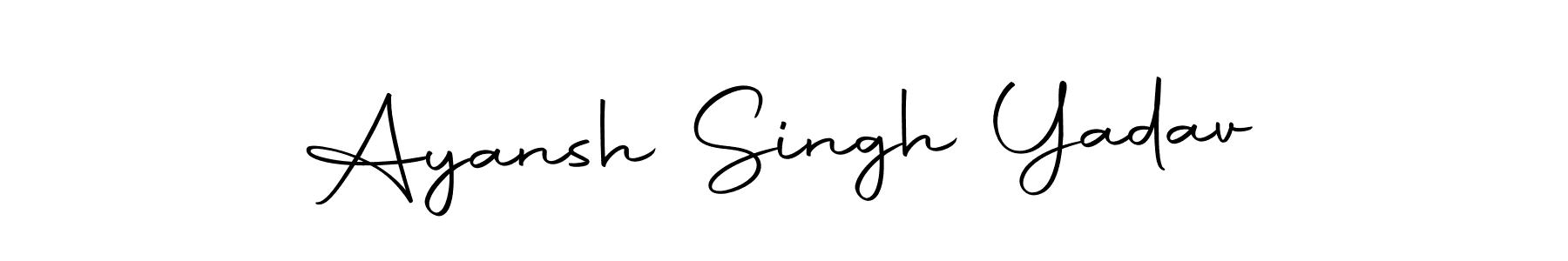 if you are searching for the best signature style for your name Ayansh Singh Yadav. so please give up your signature search. here we have designed multiple signature styles  using Autography-DOLnW. Ayansh Singh Yadav signature style 10 images and pictures png