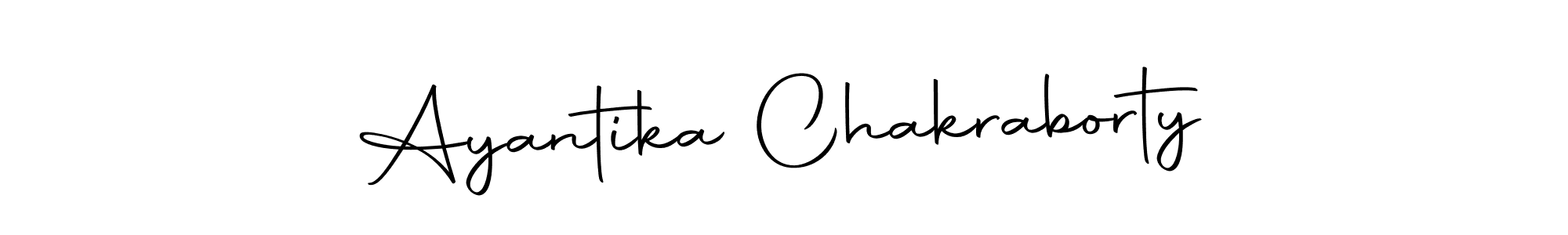 Ayantika Chakraborty stylish signature style. Best Handwritten Sign (Autography-DOLnW) for my name. Handwritten Signature Collection Ideas for my name Ayantika Chakraborty. Ayantika Chakraborty signature style 10 images and pictures png