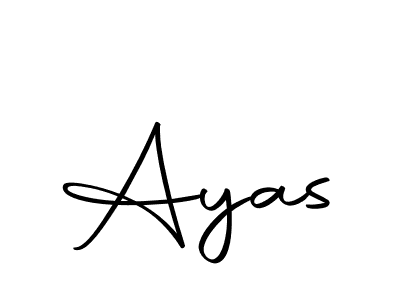 Use a signature maker to create a handwritten signature online. With this signature software, you can design (Autography-DOLnW) your own signature for name Ayas. Ayas signature style 10 images and pictures png