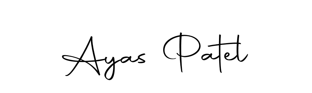 The best way (Autography-DOLnW) to make a short signature is to pick only two or three words in your name. The name Ayas Patel include a total of six letters. For converting this name. Ayas Patel signature style 10 images and pictures png