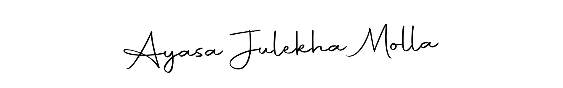 You should practise on your own different ways (Autography-DOLnW) to write your name (Ayasa Julekha Molla) in signature. don't let someone else do it for you. Ayasa Julekha Molla signature style 10 images and pictures png