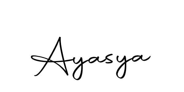 Similarly Autography-DOLnW is the best handwritten signature design. Signature creator online .You can use it as an online autograph creator for name Ayasya. Ayasya signature style 10 images and pictures png