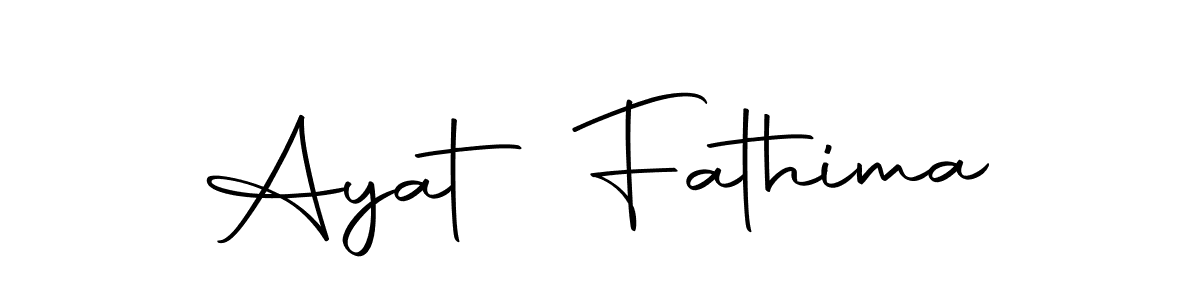 How to make Ayat Fathima signature? Autography-DOLnW is a professional autograph style. Create handwritten signature for Ayat Fathima name. Ayat Fathima signature style 10 images and pictures png
