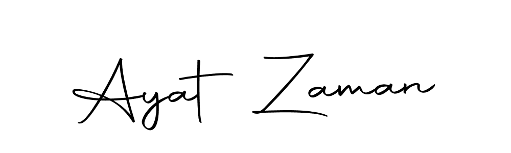 You should practise on your own different ways (Autography-DOLnW) to write your name (Ayat Zaman) in signature. don't let someone else do it for you. Ayat Zaman signature style 10 images and pictures png