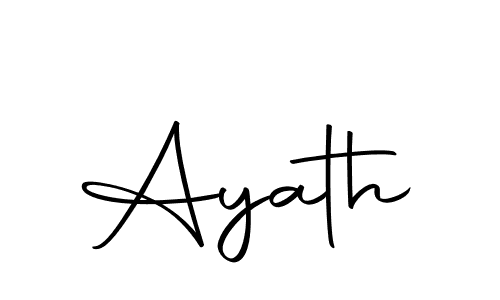 Use a signature maker to create a handwritten signature online. With this signature software, you can design (Autography-DOLnW) your own signature for name Ayath. Ayath signature style 10 images and pictures png