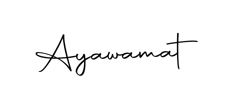 Design your own signature with our free online signature maker. With this signature software, you can create a handwritten (Autography-DOLnW) signature for name Ayawamat. Ayawamat signature style 10 images and pictures png