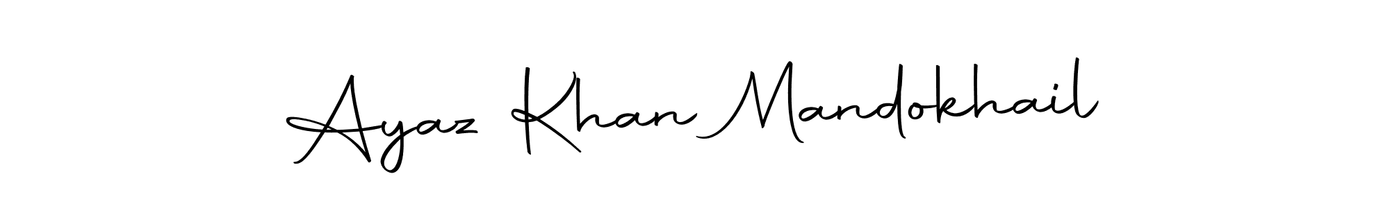 You can use this online signature creator to create a handwritten signature for the name Ayaz Khan Mandokhail. This is the best online autograph maker. Ayaz Khan Mandokhail signature style 10 images and pictures png