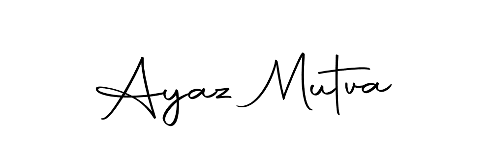 Autography-DOLnW is a professional signature style that is perfect for those who want to add a touch of class to their signature. It is also a great choice for those who want to make their signature more unique. Get Ayaz Mutva name to fancy signature for free. Ayaz Mutva signature style 10 images and pictures png