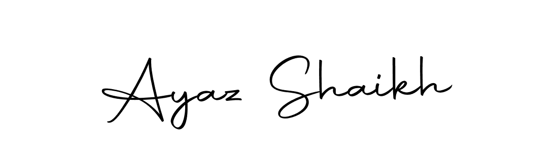 How to make Ayaz Shaikh signature? Autography-DOLnW is a professional autograph style. Create handwritten signature for Ayaz Shaikh name. Ayaz Shaikh signature style 10 images and pictures png