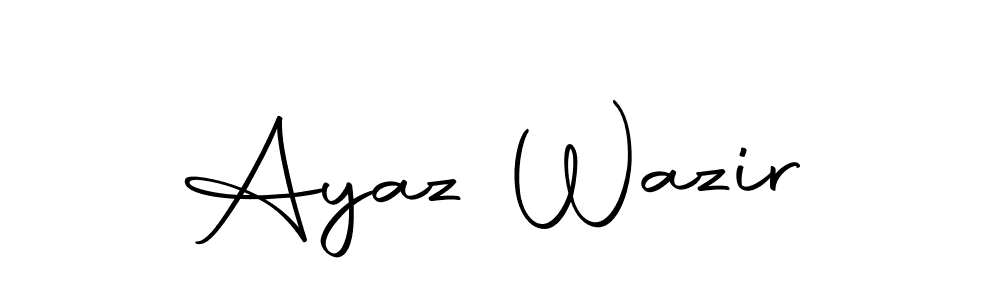 Autography-DOLnW is a professional signature style that is perfect for those who want to add a touch of class to their signature. It is also a great choice for those who want to make their signature more unique. Get Ayaz Wazir name to fancy signature for free. Ayaz Wazir signature style 10 images and pictures png