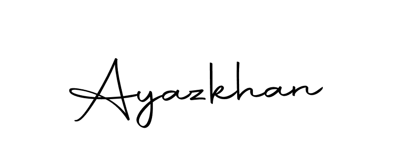 How to make Ayazkhan name signature. Use Autography-DOLnW style for creating short signs online. This is the latest handwritten sign. Ayazkhan signature style 10 images and pictures png