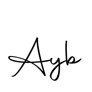 Also we have Ayb name is the best signature style. Create professional handwritten signature collection using Autography-DOLnW autograph style. Ayb signature style 10 images and pictures png