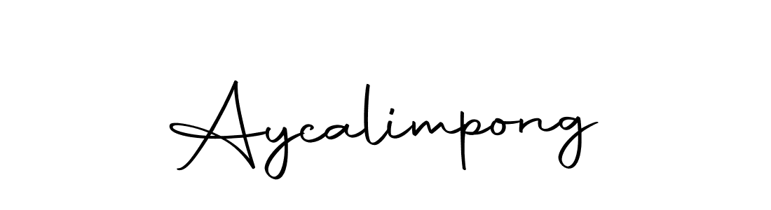 How to make Aycalimpong signature? Autography-DOLnW is a professional autograph style. Create handwritten signature for Aycalimpong name. Aycalimpong signature style 10 images and pictures png