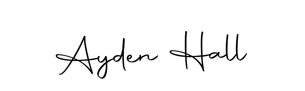 You can use this online signature creator to create a handwritten signature for the name Ayden Hall. This is the best online autograph maker. Ayden Hall signature style 10 images and pictures png