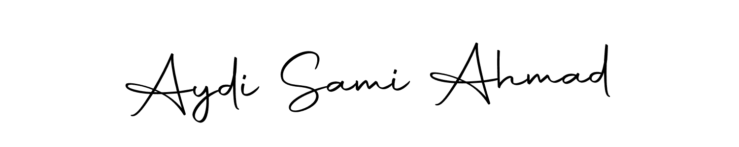 You can use this online signature creator to create a handwritten signature for the name Aydi Sami Ahmad. This is the best online autograph maker. Aydi Sami Ahmad signature style 10 images and pictures png