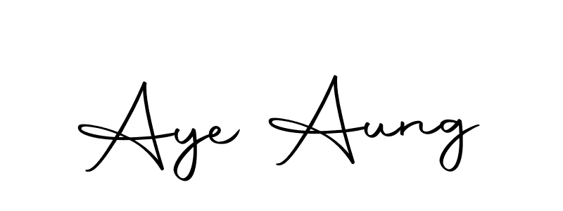 This is the best signature style for the Aye Aung name. Also you like these signature font (Autography-DOLnW). Mix name signature. Aye Aung signature style 10 images and pictures png