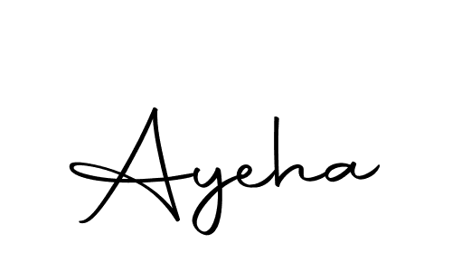 You should practise on your own different ways (Autography-DOLnW) to write your name (Ayeha) in signature. don't let someone else do it for you. Ayeha signature style 10 images and pictures png