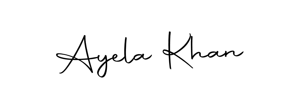 Use a signature maker to create a handwritten signature online. With this signature software, you can design (Autography-DOLnW) your own signature for name Ayela Khan. Ayela Khan signature style 10 images and pictures png