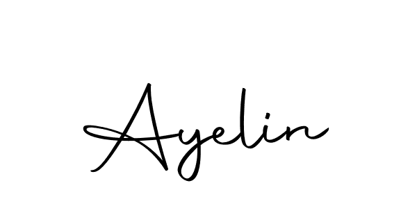 You should practise on your own different ways (Autography-DOLnW) to write your name (Ayelin) in signature. don't let someone else do it for you. Ayelin signature style 10 images and pictures png