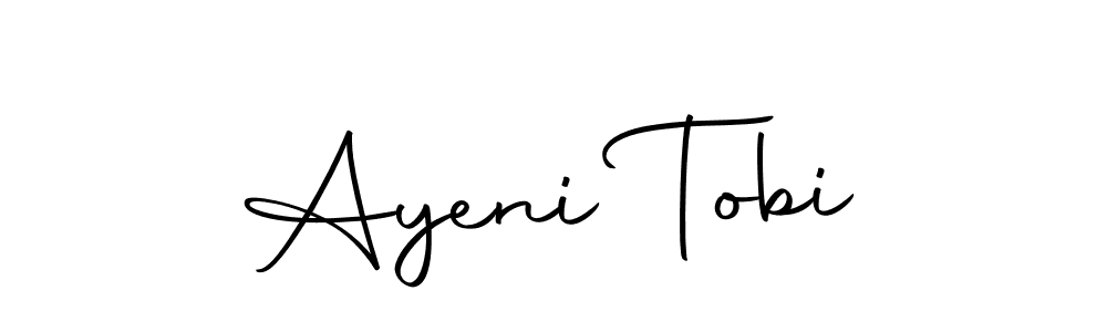 Make a beautiful signature design for name Ayeni Tobi. With this signature (Autography-DOLnW) style, you can create a handwritten signature for free. Ayeni Tobi signature style 10 images and pictures png