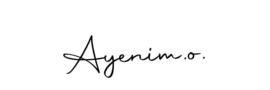 Make a beautiful signature design for name Ayenim.o.. With this signature (Autography-DOLnW) style, you can create a handwritten signature for free. Ayenim.o. signature style 10 images and pictures png