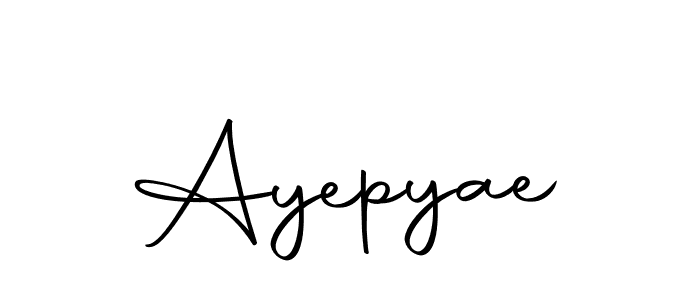 if you are searching for the best signature style for your name Ayepyae. so please give up your signature search. here we have designed multiple signature styles  using Autography-DOLnW. Ayepyae signature style 10 images and pictures png