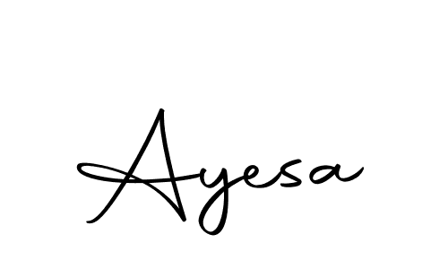 Make a beautiful signature design for name Ayesa. With this signature (Autography-DOLnW) style, you can create a handwritten signature for free. Ayesa signature style 10 images and pictures png