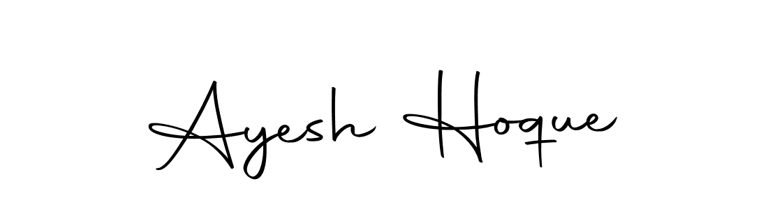 The best way (Autography-DOLnW) to make a short signature is to pick only two or three words in your name. The name Ayesh Hoque include a total of six letters. For converting this name. Ayesh Hoque signature style 10 images and pictures png