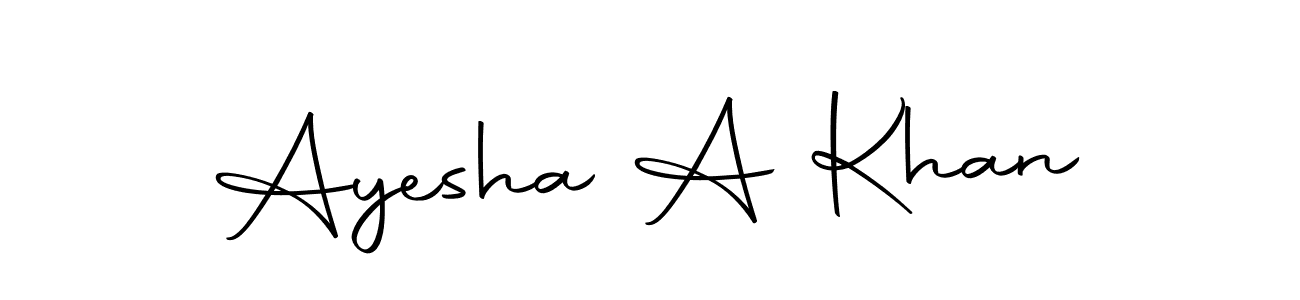 if you are searching for the best signature style for your name Ayesha A Khan. so please give up your signature search. here we have designed multiple signature styles  using Autography-DOLnW. Ayesha A Khan signature style 10 images and pictures png