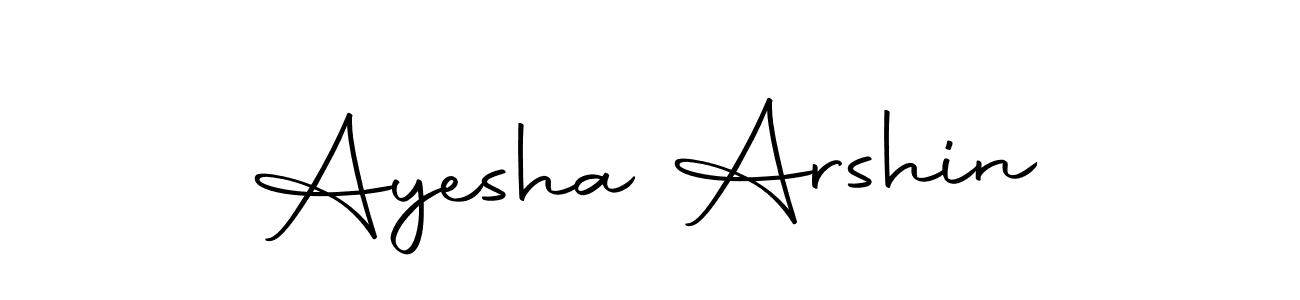 You can use this online signature creator to create a handwritten signature for the name Ayesha Arshin. This is the best online autograph maker. Ayesha Arshin signature style 10 images and pictures png