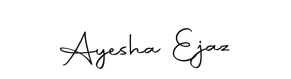 How to make Ayesha Ejaz signature? Autography-DOLnW is a professional autograph style. Create handwritten signature for Ayesha Ejaz name. Ayesha Ejaz signature style 10 images and pictures png