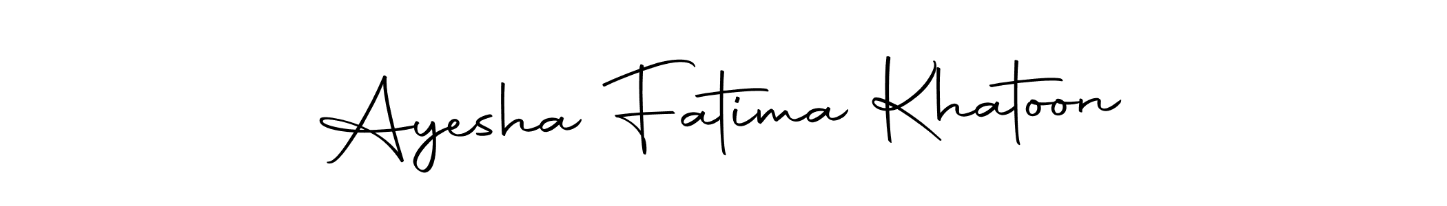 It looks lik you need a new signature style for name Ayesha Fatima Khatoon. Design unique handwritten (Autography-DOLnW) signature with our free signature maker in just a few clicks. Ayesha Fatima Khatoon signature style 10 images and pictures png