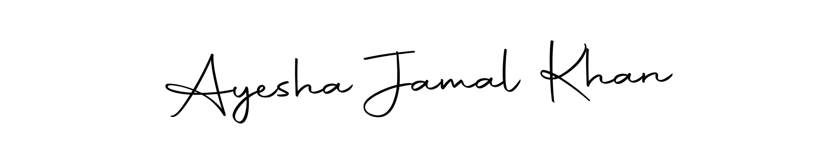 It looks lik you need a new signature style for name Ayesha Jamal Khan. Design unique handwritten (Autography-DOLnW) signature with our free signature maker in just a few clicks. Ayesha Jamal Khan signature style 10 images and pictures png