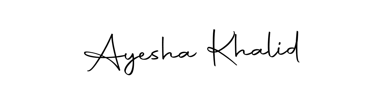 if you are searching for the best signature style for your name Ayesha Khalid. so please give up your signature search. here we have designed multiple signature styles  using Autography-DOLnW. Ayesha Khalid signature style 10 images and pictures png