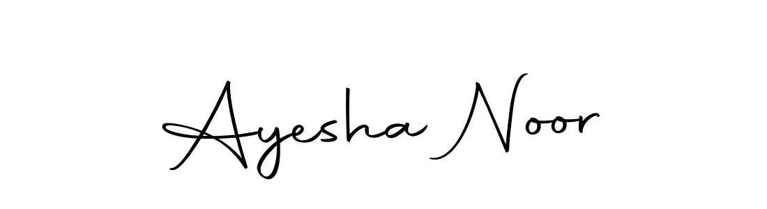 Use a signature maker to create a handwritten signature online. With this signature software, you can design (Autography-DOLnW) your own signature for name Ayesha Noor. Ayesha Noor signature style 10 images and pictures png