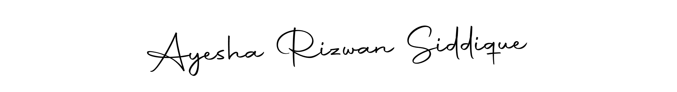 Create a beautiful signature design for name Ayesha Rizwan Siddique. With this signature (Autography-DOLnW) fonts, you can make a handwritten signature for free. Ayesha Rizwan Siddique signature style 10 images and pictures png