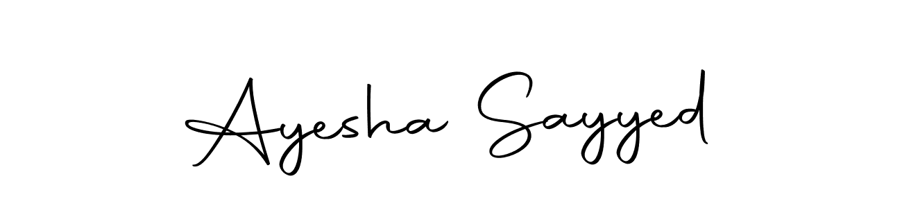 Make a short Ayesha Sayyed signature style. Manage your documents anywhere anytime using Autography-DOLnW. Create and add eSignatures, submit forms, share and send files easily. Ayesha Sayyed signature style 10 images and pictures png
