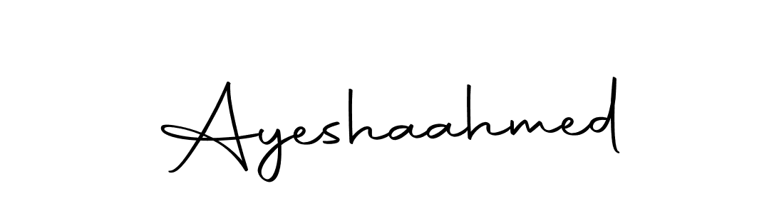 How to make Ayeshaahmed signature? Autography-DOLnW is a professional autograph style. Create handwritten signature for Ayeshaahmed name. Ayeshaahmed signature style 10 images and pictures png