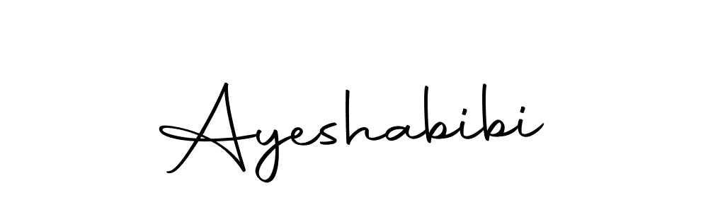 You can use this online signature creator to create a handwritten signature for the name Ayeshabibi. This is the best online autograph maker. Ayeshabibi signature style 10 images and pictures png