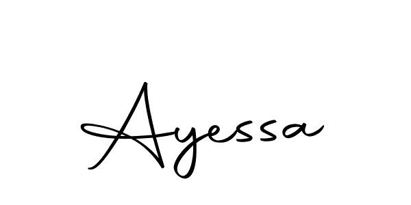 Make a beautiful signature design for name Ayessa. With this signature (Autography-DOLnW) style, you can create a handwritten signature for free. Ayessa signature style 10 images and pictures png