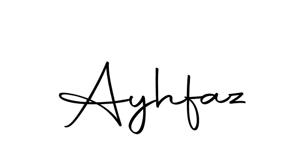 Make a beautiful signature design for name Ayhfaz. With this signature (Autography-DOLnW) style, you can create a handwritten signature for free. Ayhfaz signature style 10 images and pictures png