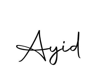 Similarly Autography-DOLnW is the best handwritten signature design. Signature creator online .You can use it as an online autograph creator for name Ayid. Ayid signature style 10 images and pictures png