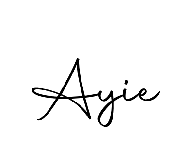 How to make Ayie name signature. Use Autography-DOLnW style for creating short signs online. This is the latest handwritten sign. Ayie signature style 10 images and pictures png