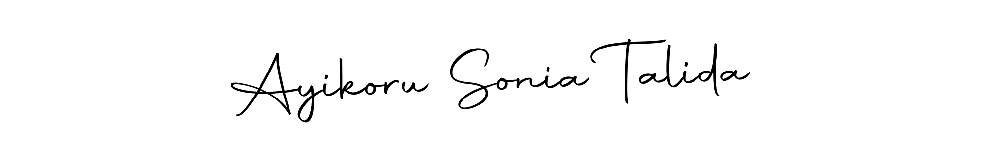 Also You can easily find your signature by using the search form. We will create Ayikoru Sonia Talida name handwritten signature images for you free of cost using Autography-DOLnW sign style. Ayikoru Sonia Talida signature style 10 images and pictures png