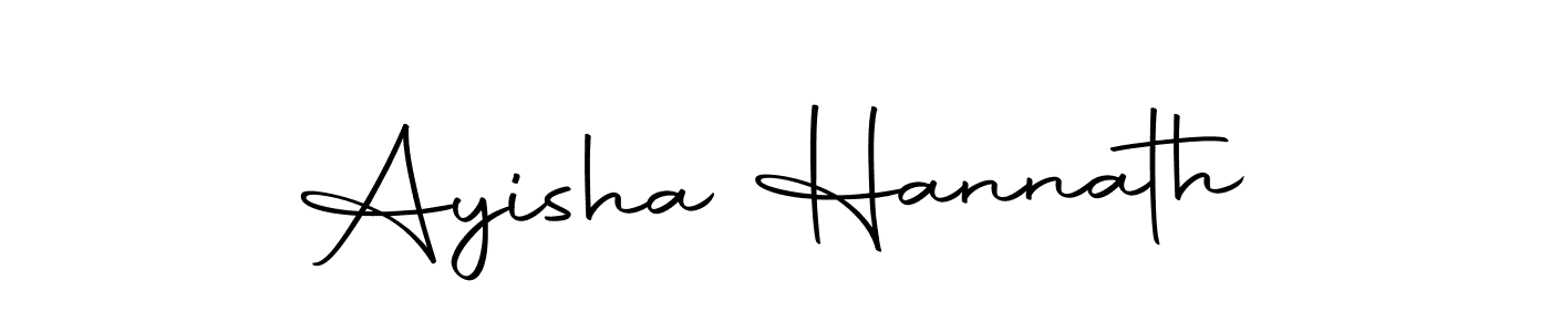 Create a beautiful signature design for name Ayisha Hannath. With this signature (Autography-DOLnW) fonts, you can make a handwritten signature for free. Ayisha Hannath signature style 10 images and pictures png